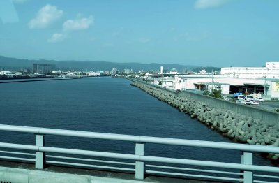 Seawall in Kagoshima, Japan