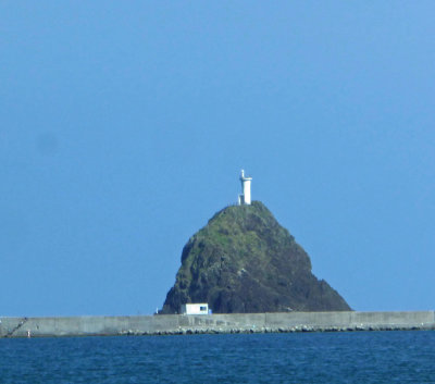Kasarizaki Lighthouse sits on the most northern point of Amami Island, known as  Yo Misaki Cape