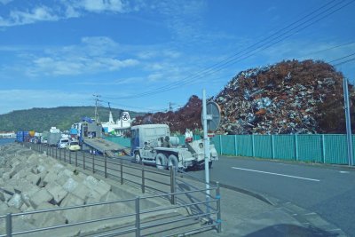 Traffic on Amami (Oshima) Island, Japan