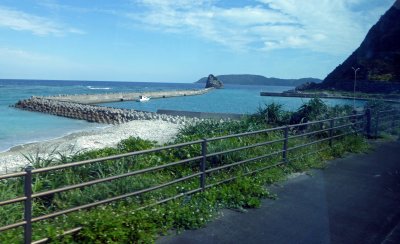 Protected cove on Amami Island