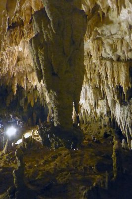 Huge stalagtite in Gyokusendo Cave