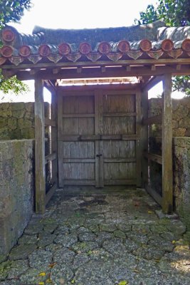 The Main Gate to Shikina-en gardens for use by rulers of the Ryukyu Kingdom