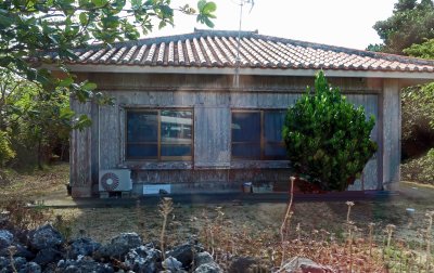 Old house on Taketomi Island buit in the traditional Ryukyu style