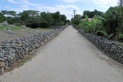 Taketomi Island is known for its traditional buildings, stone walls, and sandy streets