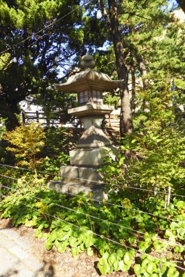Stone Lantern on path to Yasaka Shrine