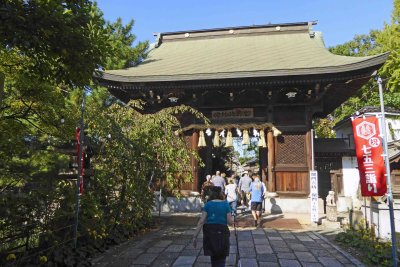 First gate to Yasaka Shrine
