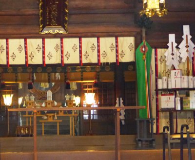 Inside Yasaka Shrine (moved to Kokura Castle in 1934)