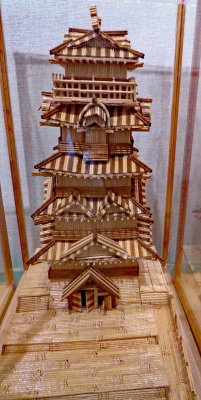 Another matchstick castle in Kokura Museum