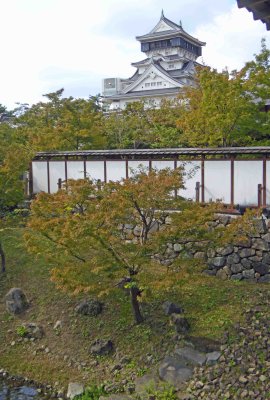 View of Kokura Castle Keep from the Garden