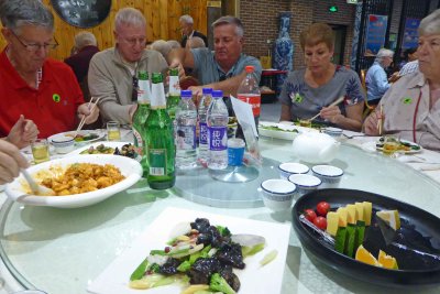 Typical Chinese lunch in Tianjin