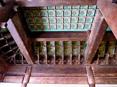 Ceiling in the Hall of Heavenly Favours at Ming Tombs