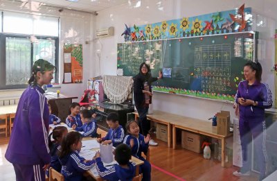 Pre-K classroom at Mingxing School