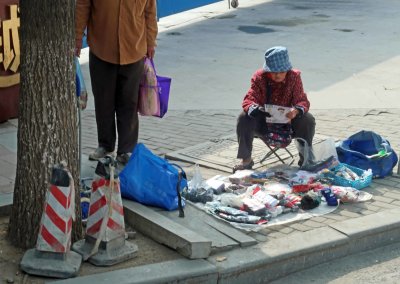 Street vendor in Dalian, China