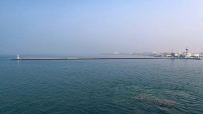 Approaching Qingdao, China
