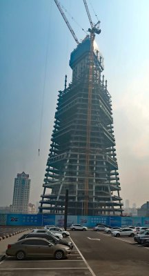 Interesting construction in Qingdao, China
