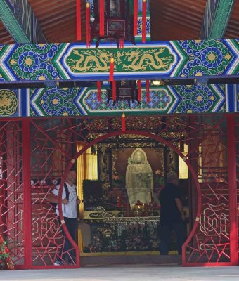 The Bodhisattva of Emerald at Zhanshan