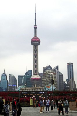 The Oriental Pearl Shanghai Tower Radio and Television Tower was the tallest structure in China from 1994-2007