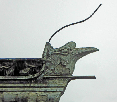Lightning rod on the Silk Embroidery Research Institute in Suzhou, China