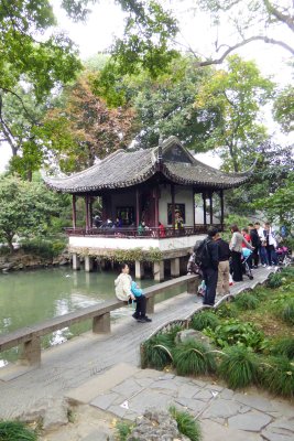 Water and architecture are 2 of 4 key elements of Chinese gardens