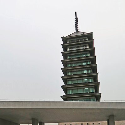 Songjiang Square Pagoda in the old town of Songjiang (suburban Shanghai) was completed in 1077