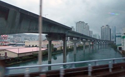 Elevated track for Busan, Korea transportation system