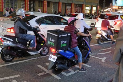 Uber Eats in Taipei