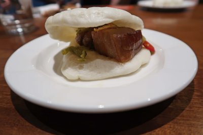 Taiwanese Pork Sandwich served at 100-year old historical house