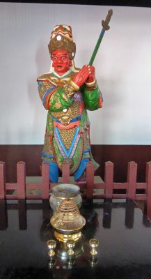 General Chang Wan Li, known as the 'Sword General', is worshipped at Koxinga Shrine