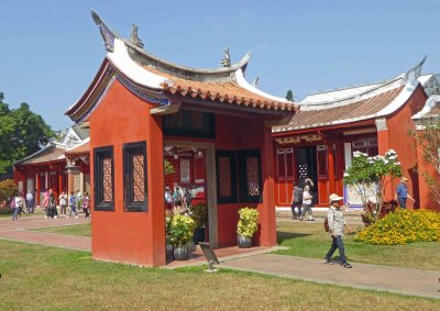 The Tainin Confucius Courtyard is built with the 'left school right temple' concept