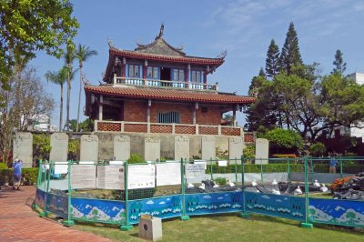 Tianin Chihkan Tower is the oldest building in Tainan's West Central District