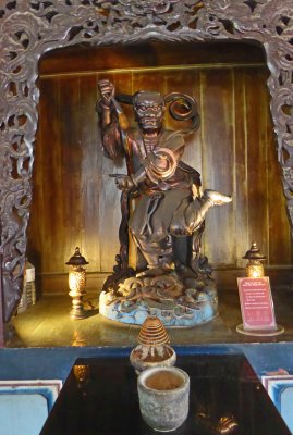 Statue of Kui Xing (god of examinations) at Chihkan Tower