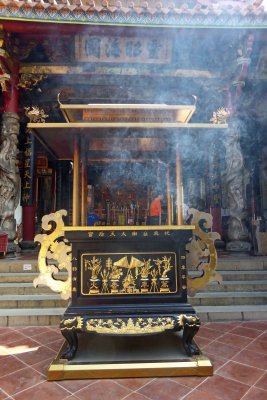 Incense burner at the Mazu Temple of Tainin