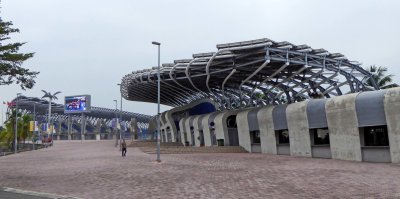 Kaohsiung National Stadium was built with recycled materials and powered by solar