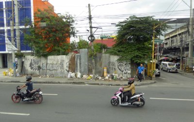A trash problem in Manila, Philippines