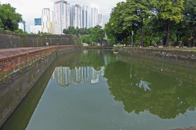 Moat around Fort Santiago, Manila