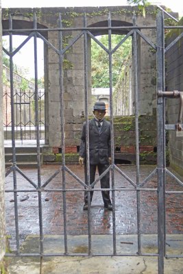 Jose Rizal was imprisoned Fort Santiago, Manila (1896)