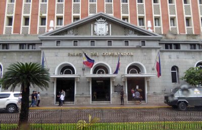 Government building in Manila is built on the site of the former residence of Governor-General during the Spanish Colonial Era