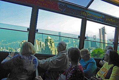 Hong Kong as seen from the Peak Tram