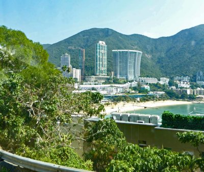 Repulse Bay is dominated by the 28-story skyscraper (127 Repulse Bay Rd) and the building known as 'the Lily'