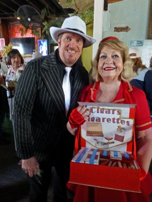 Doug & Toni at Krewe of Lil T-rock's Spectacular Speakeasy
