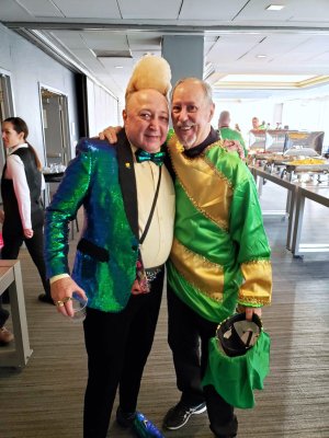 Vince Vance with Bill at Okeanos Breakfast