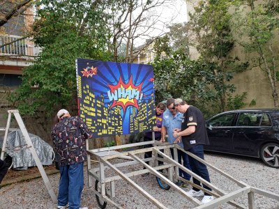 Float building