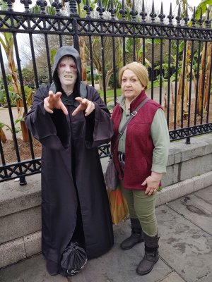 Star Wars characters in Jackson Square