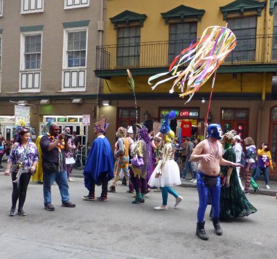 More lunchtime scenery on Fat Tuesday