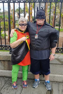 Batman and Robin in Jackson Square