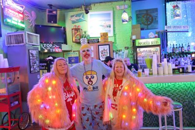 KOE PJ Party - Linda, Bill, Kacky