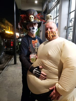 Bill & Grant on Halloween
