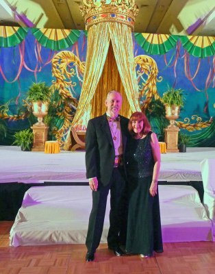 Bill & Susan at the Okeanos Ball in January
