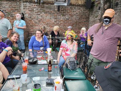 Meet-up at Pat O'Brien's Courtyard