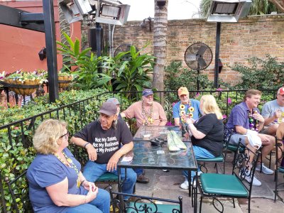 Meet-up at Pat O'Brien's Courtyard